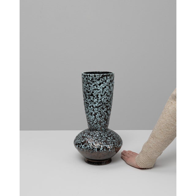20th Century French Fat Lava Ceramic Vase For Sale - Image 4 of 18