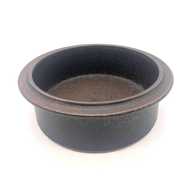 Mid-Century Modern 1970s Ulla Procopé Arabia Finland "Ruska" Vegetable and Side Dish Serving Bowl For Sale - Image 3 of 10