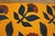 Early 20th Century 1920s Yellow Floral American Amish Quilt Rug 6' X 6'6" Flatweave Cotton Carpet For Sale - Image 5 of 18