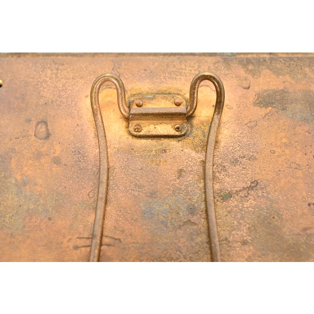 Tiffany Studios New York "Adam" Bronze Doré Desk Calendar Frame or Picture Frame For Sale - Image 10 of 12