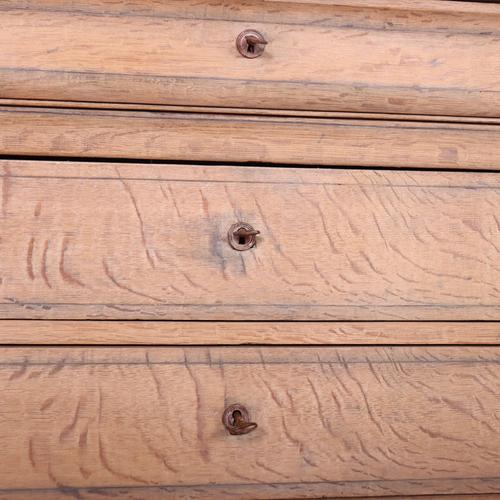 French Bleached Oak Commode For Sale - Image 6 of 13