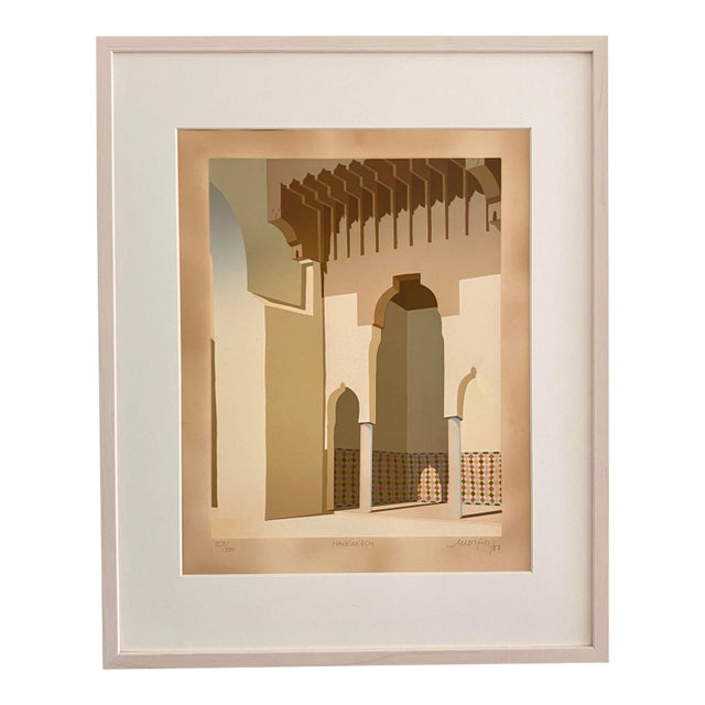 Vintage Signed and Numbered “Marrakech” Screenprint For Sale