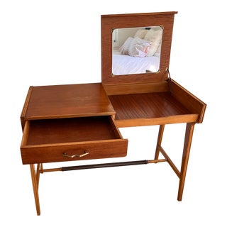 Vintage Mid Century Scandinavian Teak Dressing Table For Sale