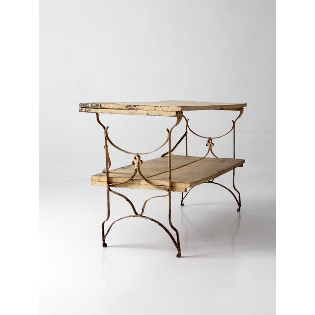 Antique French Garden Two Tier Console Table For Sale - Image 15 of 18