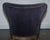Vintage Richmond Desk or Dining Chair in Navy Velvet with Studs from Halo For Sale - Image 11 of 18