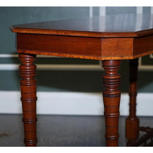 Victorian Carved Walnut Whatnot Console Table, 1920s For Sale - Image 12 of 18