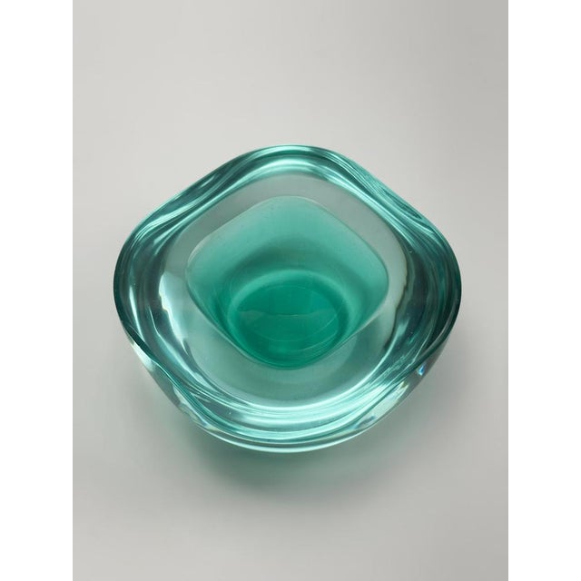 Murano Sommerso Geode Bowl by Archimede Seguso, Italy, 1960s For Sale - Image 4 of 10