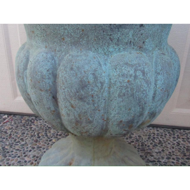 Pair of Antique French Copper Urns For Sale - Image 14 of 17