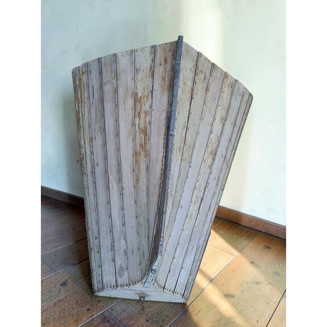 Vintage Scandinavian Wooden Boat Fragment, 1920s For Sale - Image 13 of 17