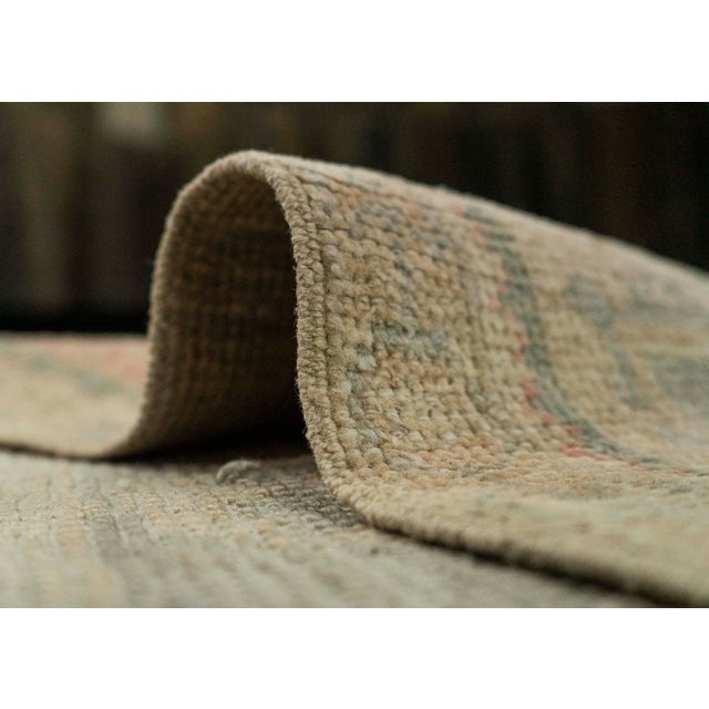 Textile Turkish Oushak Rug 2'9" x 7'6" #20235 For Sale - Image 7 of 8