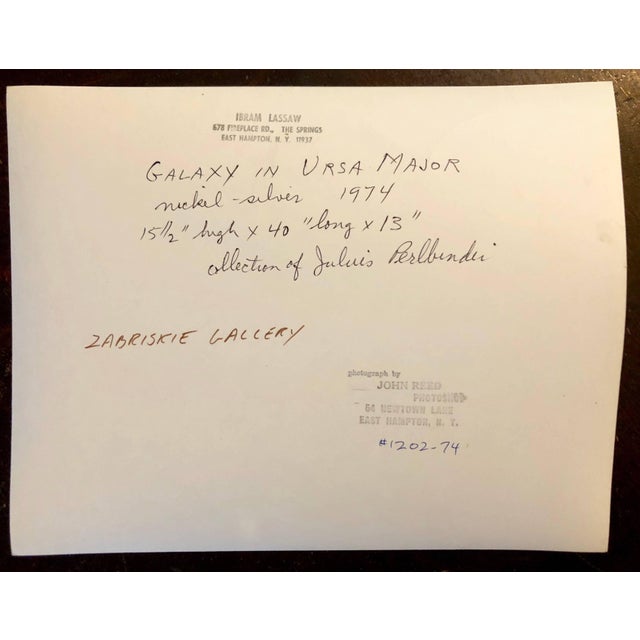 Galaxy in Ursa Major with Zabriskie Gallery stamp and Ibram Laassaw stamp verso. The Photographer is John Reed. An East...