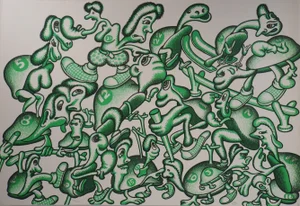 Pat Andrea, Olympic Games Athletes, Original Signed Lithograph