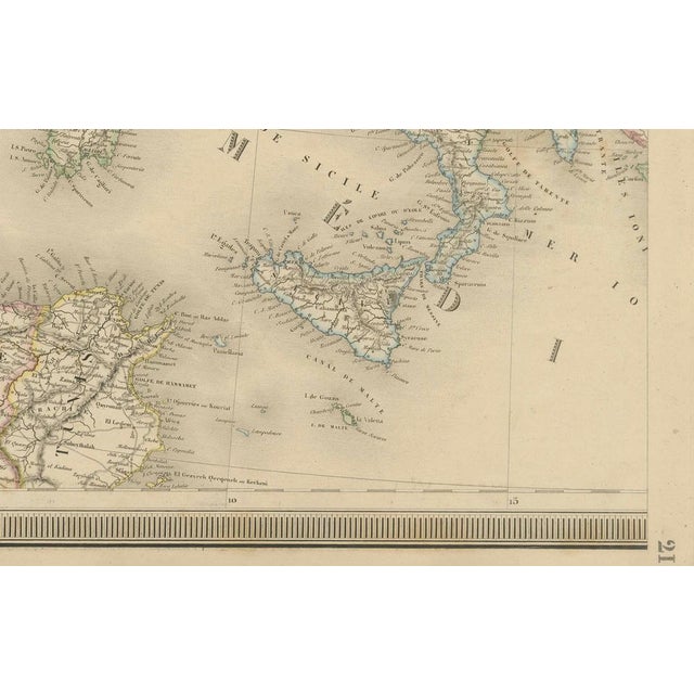 Maps of Europe by Andriveau-Goujon, 1849, Set of 2 For Sale - Image 5 of 10