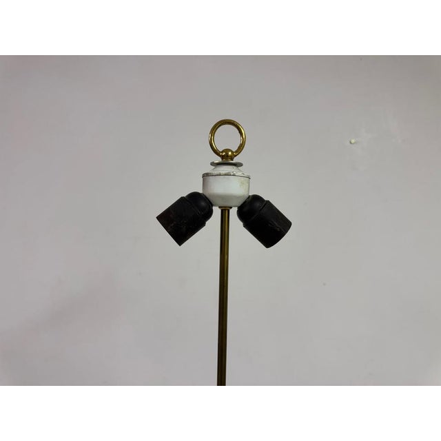 1970s French Faux Bamboo Floor Lamp in Brass, 1970s For Sale - Image 5 of 14