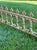 Set of 6 Cast Iron Interlocking Garden Edging Fences, White Paint Patina, 20th Century For Sale - Image 15 of 17