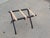 Mid-Century Modern Vintage Dark Brown Luggage Rack For Sale - Image 3 of 7