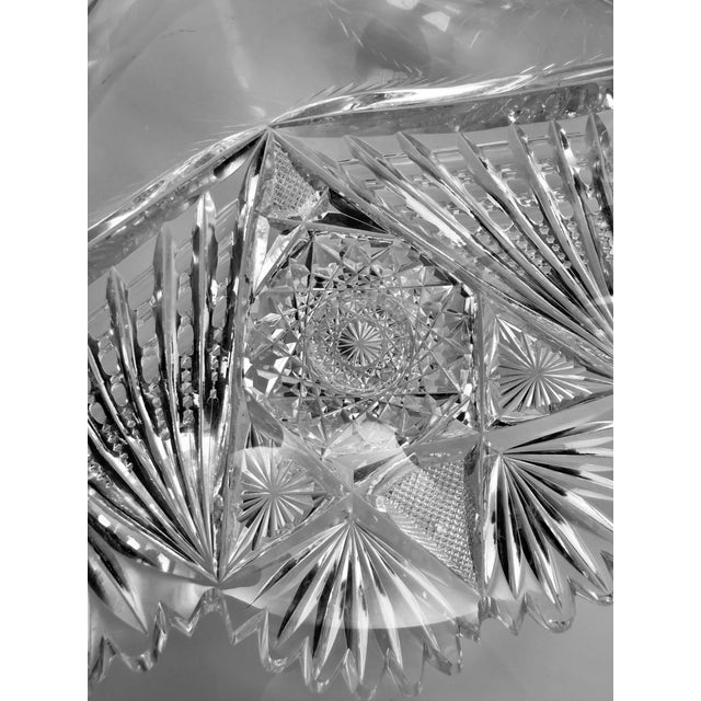 Very Rare American Brilliant 3 Well Serving Platter For Sale In New York - Image 6 of 7