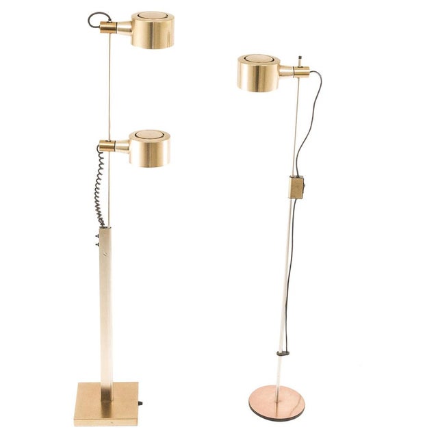 Vintage Copper-Plated Floor Lamps by Ronald Homes for Conelight Limited, 1960s, Set of 2 For Sale - Image 12 of 12