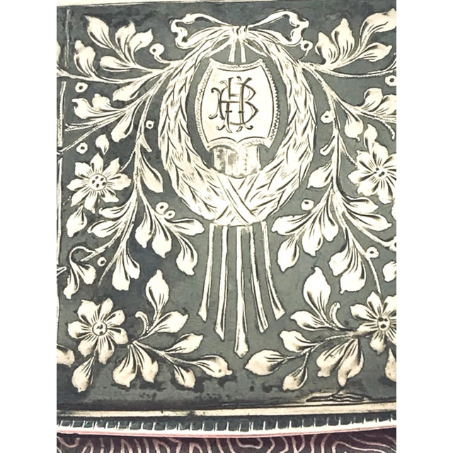Traditional 19th Century Russian Niello Silver Tobacco Case For Sale - Image 3 of 13