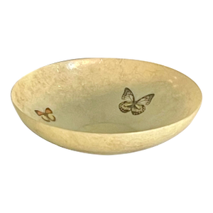 1960s Large Fiberglass Butterfly Serving Bowl