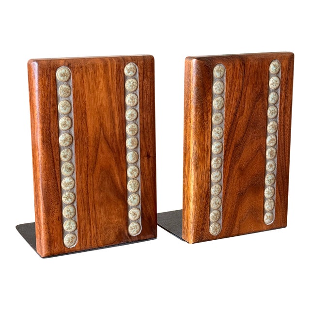 Vintage Pair of Mid Century Bookends Designed by Gordon & Jane Martz for Marshall Studios For Sale