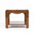 Wood Drexel Contemporary Brass and Walnut Square Side End Table For Sale - Image 7 of 9