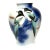 Vintage Fukagawa Porcelain Vase With Two Birds For Sale