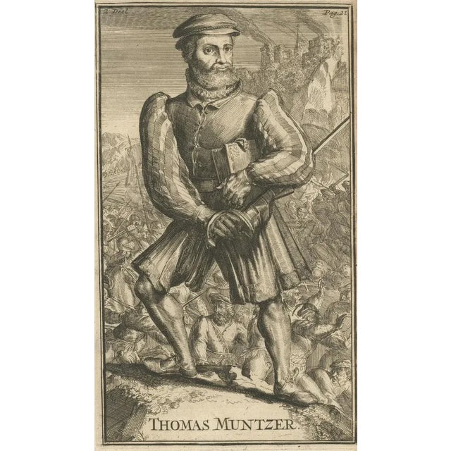 Romeyn de Hooghe, Thomas Müntzer, Reformation-Era German Theologian, 1701, Print For Sale - Image 3 of 5