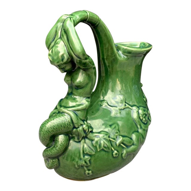 Shiwan Ware Mermaid Pitcher | Chairish