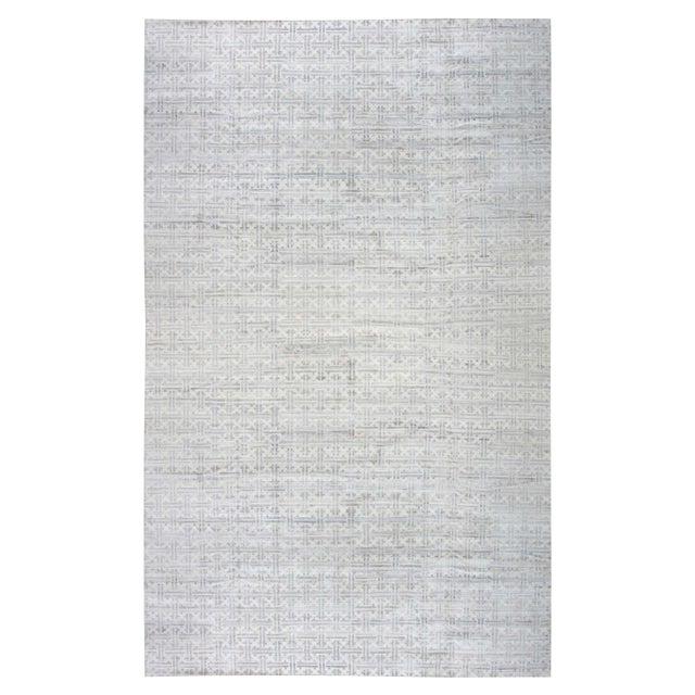 Large Terra Rug Handmade in Natural Wool by Doris Leslie Blau For Sale