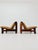 Brown Mid-Century Modern Lounge Chair in Leather and Wood by Carl Straub, 1960s For Sale - Image 8 of 17