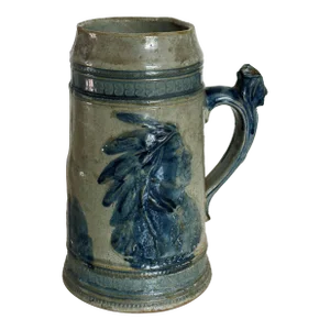 Antique Old Sleepy Eye Flemish Stein Weir Pottery Co Mug