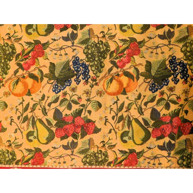 Vintage French Machine Made Tapestry. 4'9'x 4'8" For Sale - Image 4 of 12