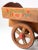 Wood Vintage Folk Art Toy Riding Horse and Cart For Sale - Image 7 of 12