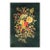1920s Army Green Floral Medallion Haute Modern Knotted Wool Antique Chinese Art Deco Rug For Sale