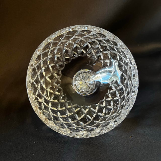 Fifth Avenue Crystal Lidded Ginger Jar – Heavy Cut Crystal Vanity Vessel For Sale - Image 10 of 12