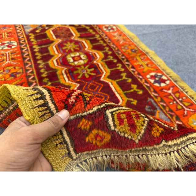 1970s Vintage Turkish Hand Knotted Anatolion Rug For Sale - Image 5 of 6