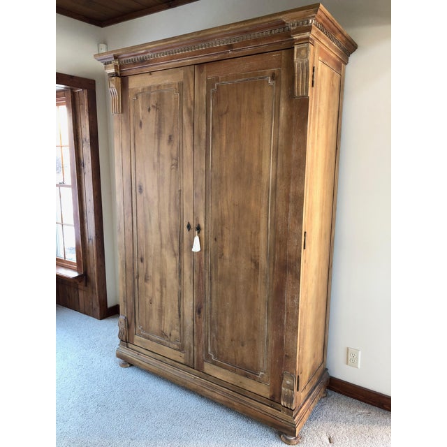 Traditional Restoration Hardware St James Armoire Chairish