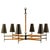 Contemporary Wellington Chandelier by Lowcountry Originals For Sale - Image 3 of 3