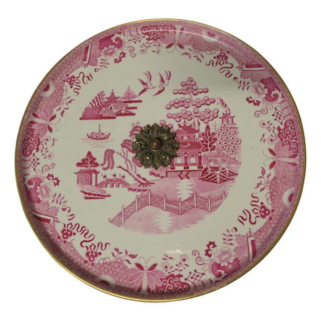 Large Willow Pattern Lazy Susan from Copeland For Sale