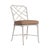 Brown Jordan Calcutta Side Chair, Dove frame with Fusion Clay fabric For Sale - Image 12 of 12