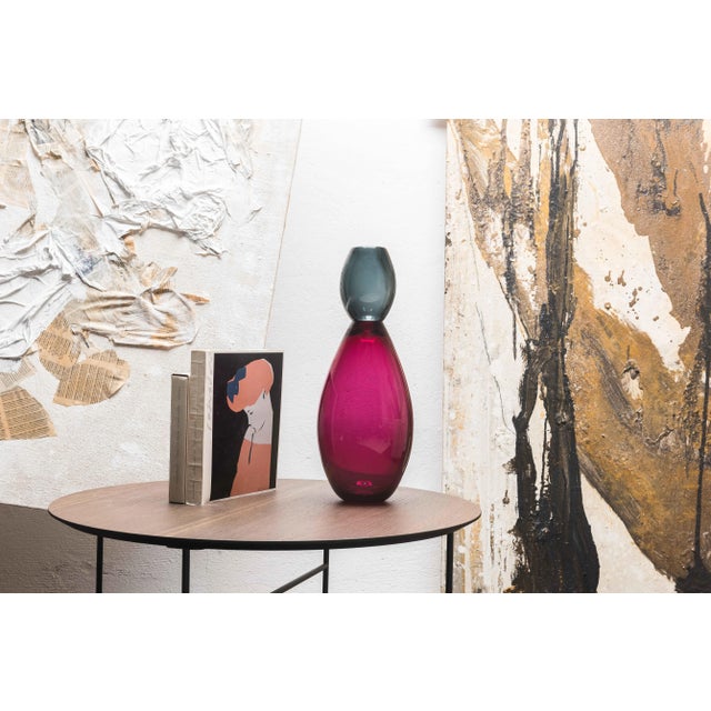 Contemporary King Violet Vase by Purho For Sale - Image 3 of 6