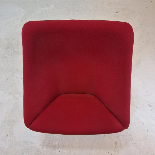 Metal Oyster Chair attributed to Pierre Paulin for Artifort, 1980s For Sale - Image 7 of 13