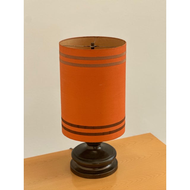 Metal Danish Table Lamp, 1970s For Sale - Image 7 of 9
