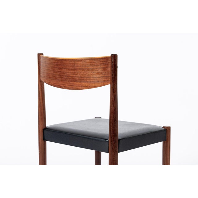 Mid Century Danish Modern Teak Dining Chairs by Poul Volther for Frem Rojle For Sale - Image 10 of 15