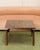 Burnt Umber Vintage Square Laminate Coffee Table For Sale - Image 8 of 9