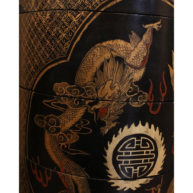 Early 20th Century Grand Scale Chinese Wedding Basket For Sale In Raleigh - Image 6 of 9