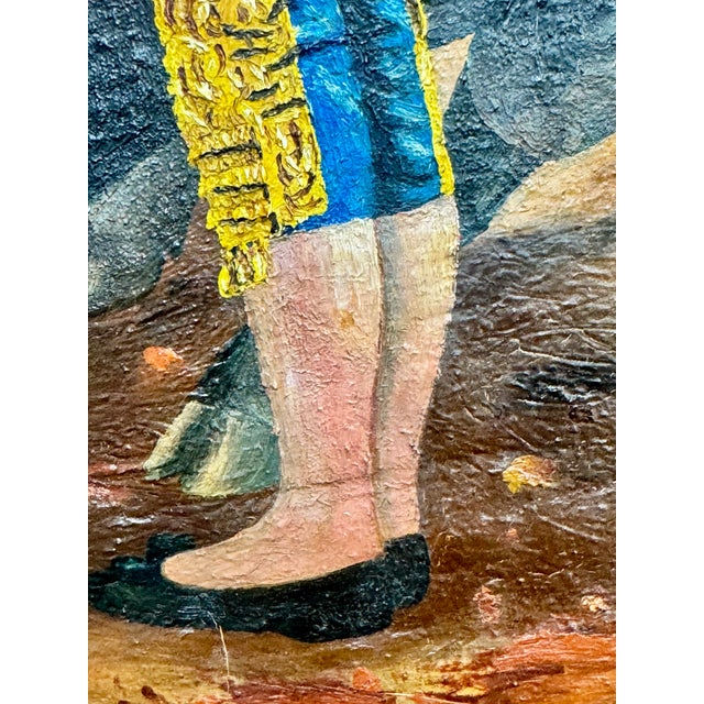 Mid-Century Spanish Bullfighting Oil Painting, Signed and Dated 1958 For Sale - Image 9 of 12