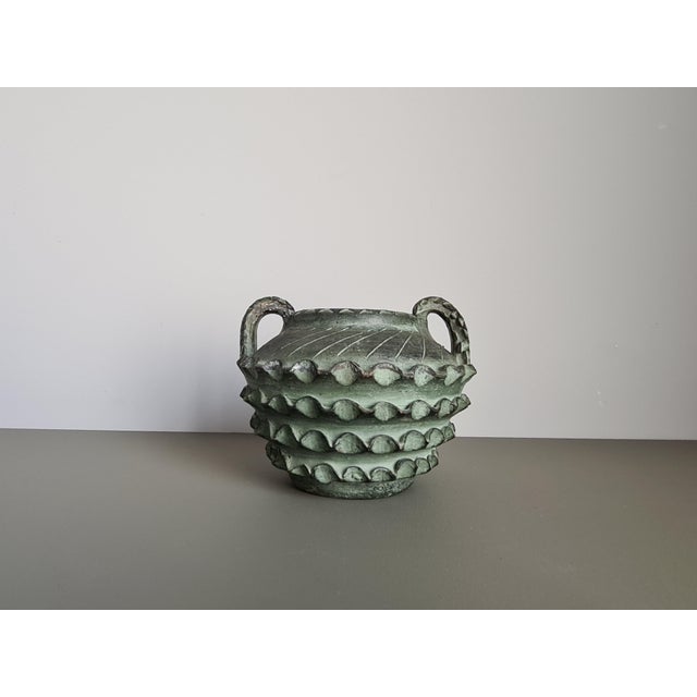 Ceramic Mid-Century Modern French Brutalist Vase in Ceramic, 1950 For Sale - Image 7 of 7