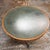 Green Manor House Round Leather Top Pedestal Table, Mid 19th Century For Sale - Image 8 of 12
